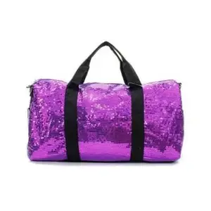 Original Handmade Sparklicious Glitter Duffle Bag Best Quality Foldable Adjustable With New Design Best Wholesale Price India