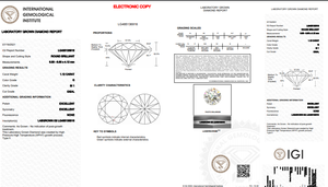 Diamante Labgrown pulido de tamaño 1,12ct, HPHT-CVD redondo, joyería de diamantes, diamantes sueltos, color G, claridad SI1 - Product Image 5