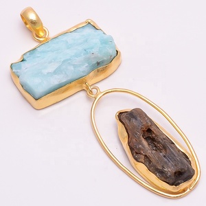 Grand pendentif Hip Hop, plaqué or 18k, en argent Sterling, pour la vente en gros, livraison gratuite - Product Image 1
