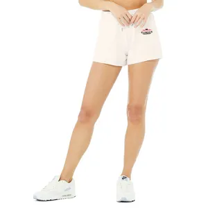 Pantalones cortos deportivos de cintura alta para mujer, ropa de Yoga sin entrepierna con bolsillos, para correr, entrenamiento, Fitness, gimnasio, novedad