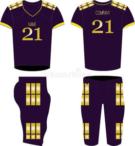 Hochwertige American Youth Football Uniformen für das Training Tragen Sie hochwertige genähte American Football Uniformen - Product Image 1