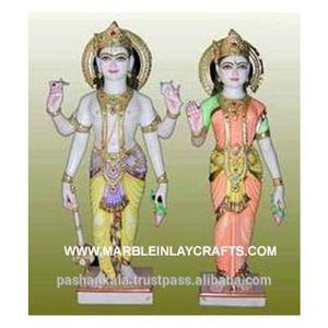 Belle À La Main Marbre Laxmi Narayan Murti - Product Image 1