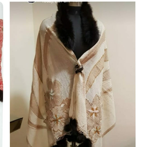 2022 Stylish <b>Wool</b> <b>Scarf</b> Wholesale High Quality Retro <b>Wool</b> Fur Hijab for Women Breathable Striped Shawl for Spring Winter Retro - Product Image 1