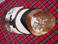 Peau de tambour en peau de mouton naturelle non tannée pour Djembé, Doumbek, Kilt écossais SKDH-130