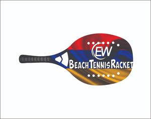 Raquettes de beach tennis avec face en fibre de carbone de 20 mm, poignée en fibre de carbone, filet en fibre de verre, poids 320-340 g, longueur 50 cm - Product Image 5