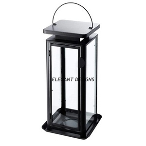Antique Designer <b>Black</b> Powder Coated Metal <b>Lantern</b> Custom Size Handmade Candle <b>Lantern</b> Decorative Wholesale Metal <b>Lantern</b> - Product Image 3