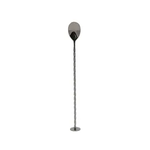 Bartender Gunmetal Black Plated Color Cocktail Drinking Stirring Mixing Twisted Spiral Pattern Swizzle Stick Spoon Stirrer