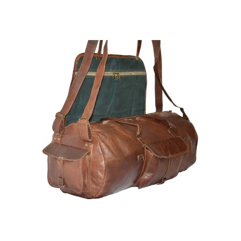 Новейший дизайн, дорожная сумка из 100% чистой кожи с многофункциональной сумкой для багажа, размер: 20-28 дюймов, спортивная сумка большой вместимости для мужчин и женщин