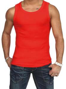Camiseta de gimnasio para hombre, camiseta sin mangas para correr, 100% de algodón, tejido de punto para hombre y mujer - Product Image 5