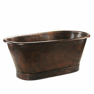 Venta caliente 2025 calidad premium majestuoso cobre grandeza gran forma Metal cobre plateado bañera - Product Image 1