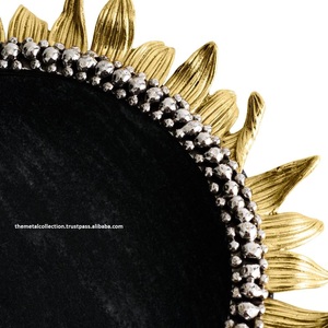 Sun Shape จาน & ชามเสิร์ฟอลูมิเนียม,จานโลหะและหินอ่อนสำหรับตกแต่งบ้านและโรงแรม - Product Image 6