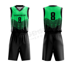 Ensemble d'uniformes de basket-ball à séchage rapide personnalisés de haute qualité pour hommes, vêtements de basket-ball confortables et respirants en gros - Product Image 6