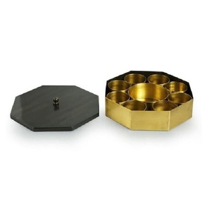 กล่องมาซาลาทรงกลมสำหรับเก็บเครื่องครัวในบ้านกล่องเครื่องเทศ - Product Image 6