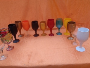 Vasos de cristal transparentes de estilo indio, copas de vino de cristal vintage, venta al por mayor - Product Image 4