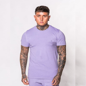 Camisetas de algodón de color sólido, diseño de letras simple Popular - Product Image 2