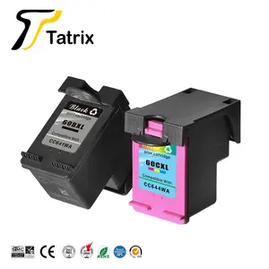 Tatrix 60 60XL प्रीमियम Remanufactured रंग Inkjet स्याही कारतूस के लिए हिमाचल प्रदेश Deskjet F4280 F4288 प्रिंटर