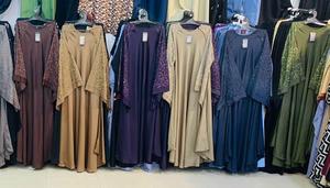 Robes Abaya brodées de haute qualité Tissu en mousseline de soie de style marocain modeste Taille Plus Caractéristiques Meilleures offres de gros - Product Image 3