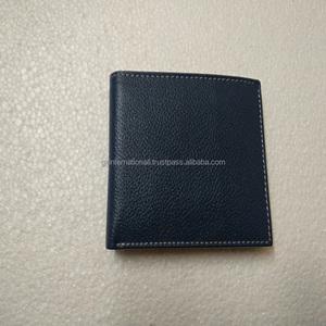 Leather <b>Wallets</b> Many Colors RFID Blocking Handmade <b>Men's</b> Fashion Bifold <b>Wallet</b> Customization Available - Product Image 1