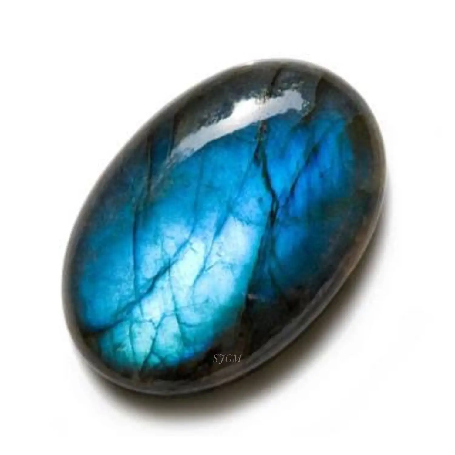 Labradorite naturelle ovale de haute qualité, pierres précieuses, SPECTROLITE naturel, noir arc-en-ciel, vente en gros, 15x20mm