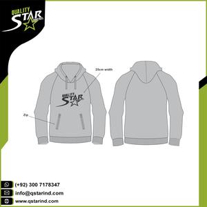 Logotipo personalizado hombres llano Jersey sudaderas Oversize sudaderas en blanco - Product Image 3