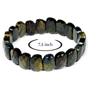 tiger Eye <b>Bracelet</b> Exotic Faceted Bead <b>Bracelet</b> for Reiki <b>Healing</b> - Product Image 1