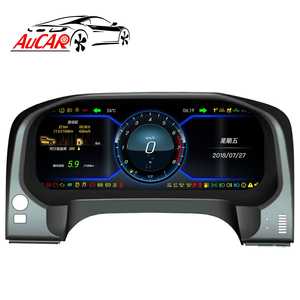 Aucar 12.3 "Linux 1GB Ram 4GB Rom Car Digital Instrument cluster panel LCD Dashboard tacho For Toyota Prado 150 2018-2019