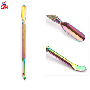 Empujador de Cutículas Profesional, Removedor de Piel Muerta, Acero Inoxidable, Doble Extremo, Herramienta de Manicura y Pedicura, Calidad de Salón - Product Image 4