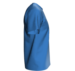 Fabricant Vente Directe Hommes T-shirts Été Bleu O cou T-shirts Tendance Haute Qualité Hommes T-shirts - Product Image 3