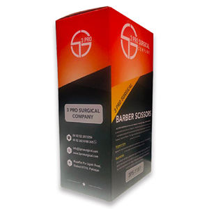 Ciseaux de coupe de coiffure ergonomiques avec réglage de la tension de la poignée en acier inoxydable super tranchant-Outil de beauté de haute qualité - Product Image 3