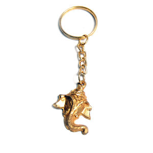 Ganesh Shape Hindu Religious <b>Key</b> <b>Chain</b> with Brass <b>Key</b> <b>Ring</b> for Promotional Gift <b>Key</b> Holder for Wholesale - Product Image 1