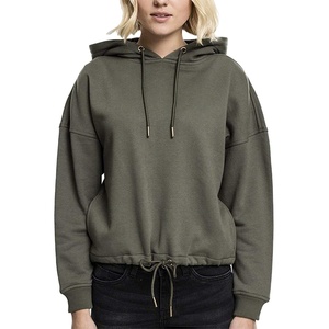 Sudaderas y sudaderas de mujer de algodón 100% de alta calidad Sudadera con capucha de gimnasio de moda para mujer - Product Image 6