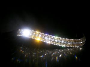 Bandeau à sourcils en cuir durable avec produits Big Bling Horse - Product Image 6