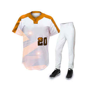 Uniforme de béisbol de sublimación transpirable, ropa deportiva de béisbol y Softball personalizada, diseño novedoso - Product Image 3
