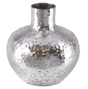 Vase à fleurs de qualité moderne avec décorations finies enduites de poudre d'or de fer de jardin, pièce maîtresse de table intérieure et extérieure d'hôtel - Product Image 3