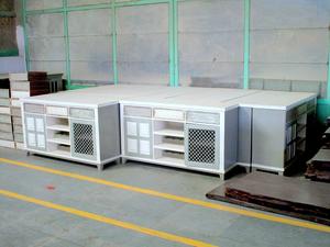 Mesa de comedor de ocho plazas de madera maciza rústica, diseño contemporáneo para cocina o uso doméstico, muebles de madera para comedor - Product Image 5