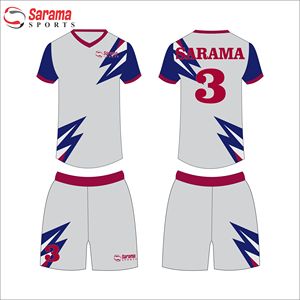 Maillot de football et short de football avec logo imprimé en offset personnalisé, uniformes avec design personnalisé - Product Image 2