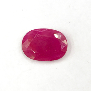 Genuine <b>Ruby</b> Oval Faceted Gemstone Natural Red Loose Stone Premium Quality Crystal for Fine Jewelry Making Handmade Designer - Product Image 1