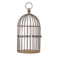 Cage à oiseaux en métal de haute qualité Cage de concepteur faite à la main de qualité supérieure Cage à oiseaux en métal de concepteur de haute qualité en gros