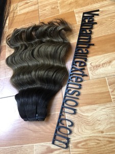 Extensions de cheveux humains Remy vierges 100% luxueuses - Style Water Wave, double trame machine - Product Image 2