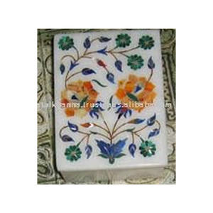 Caja de piedra semipreciosa blanca - Product Image 1