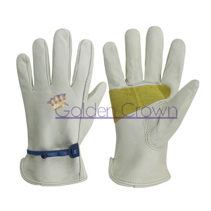 Heavy Duty Full Grain Premium Cow Leather Work Gloves - Product Image 1