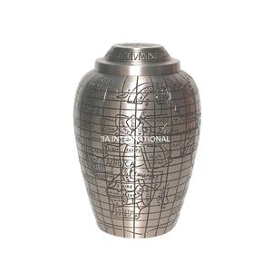 Urnes commémoratives en laiton gravées à la main, forme et taille personnalisées, pour cendres humaines, accessoires funéraires sur mesure - Product Image 2