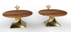 Gold Plating Casting Cake Stand With Marble Top <b>Decorative</b> Cake Stand Premium Quality Fancy Luxuries Desert Cake <b>Sand</b> Server - Product Image 3