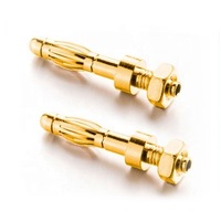 Bouchon banane universel, 3.0/3.5/mm, pour modèle de Radio, broche, lame à ressort