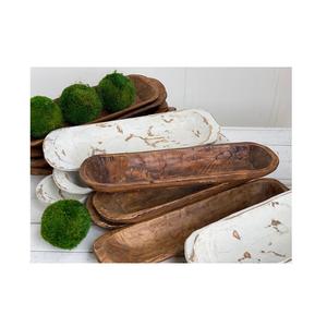 Bol à salade en bois, de pâte à bois et table et ustensiles de cuisine pour la couleur blanche et naturelle 1 pièce, 2 couleurs, meilleure qualité 100% - Product Image 3