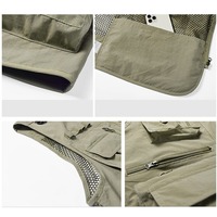 Gilet multi-poches pour hommes, veste classique sans manches, accessoire d'extérieur pour photographe, vestes de pêche, vêtements de voyage 5xl, collection