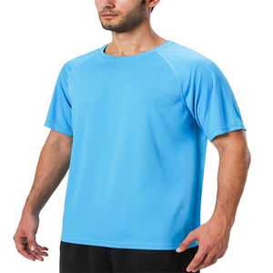 Venta al por mayor ropa de hombre Camisetas de alta calidad 180g algodón logotipo personalizado impresión en blanco cuello redondo verano manga corta Hombre camiseta - Product Image 3