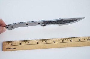 ที่กำหนดเองทำมือตอก D-2เหล็กติดตามมีดทำใบมีดที่ว่างเปล่ามีดล่าสัตว์ (Smk1988) - Product Image 6