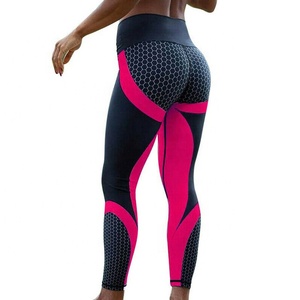 Leggings Deportivos Personalizados para Mujer, Pantalones de Yoga con Bolsillos, No Transparentes, Cintura Media, Control de Abdomen, Elásticos en 4 Direcciones, Largo hasta la Rodilla - Product Image 3