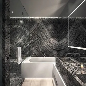 Silver Wave Marble with Ancient Wooden Veins Black Forest, Kenya Black Notte Stellata Marble slabs for wall and floor tiles